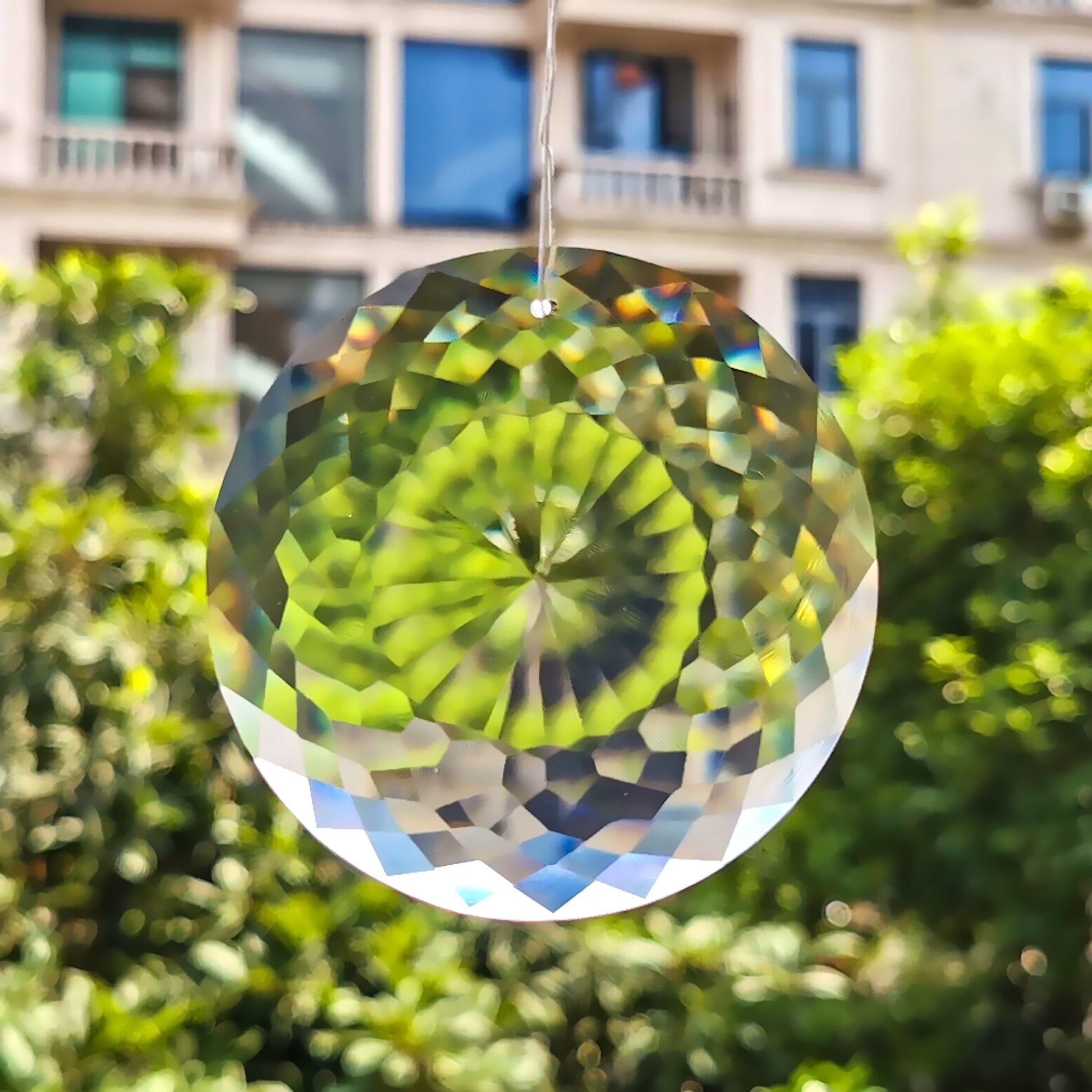 Sacred Geometry Crystal Sun Catcher