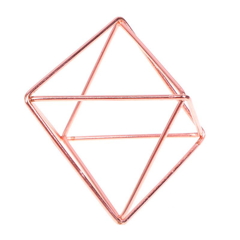 Octahedron Copper Frame