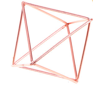 Octahedron Copper Frame